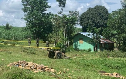 <p><strong>ENCOUNTER SITE</strong>. The site of the clash between government troops and communist rebels in Barangay San Pablo, Manapla, Negros Occidental on Thursday (Sept. 30, 2021). The hour-long firefight resulted in the death of four NPA combatants. <em>(Photo courtesy of 303rd Infantry Brigade, Philippine Army)</em></p>