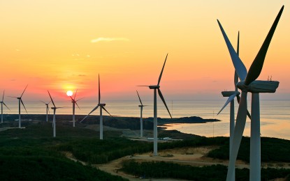 <p><strong>WIND FARM</strong>. The 680-hectare Burgos wind farm is the country’s largest wind power facility located in three barangays of Burgos, Ilocos Norte. It generates approximately 370GWh of electricity a year to power up more than 2 million households in the Philippines. (<em>Photo courtesy of EBWPC</em>) </p>