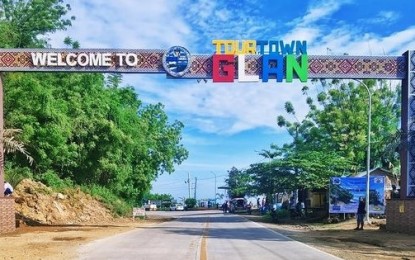 <p>The entrance arch of Glan, Sarangani province. <em>(File photo courtesy of the municipal government)</em></p>