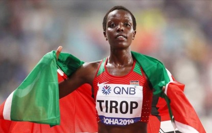 <p>Kenya’s celebrated Olympian athlete Agnes Tirop <em>(Anadolu photo)</em></p>