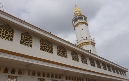 <p>One of the rehabilitated mosques in Marawi City's most affected area destroyed during the 2017 siege<em> (File photo)</em></p>