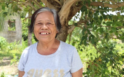 <p><strong>SPIRIT OF VOLUNTEERISM.</strong> Wenina Rosellosa, 75, known by many in her community as “Nanay Wennie”, inspires other volunteers and beneficiaries of the Kapit-Bisig Laban sa Kahirapan -Comprehensive and Integrated Delivery of Social Services (KALAHI-CIDSS) program to work with the government for the progress of their community. The KALAHI-CIDSS is one of the poverty alleviation programs of the national government being implemented by the Department of Social Welfare and Development. <em>(Photo courtesy of DSWD-7)</em></p>
