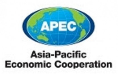 <p>Logo of Asia-Pacific Economic Cooperation (APEC)<em> (ANTARA/HO-APEC Secretariat)</em></p>