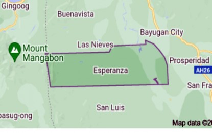 <p>Google map of Esperanza, Agusan del Sur.</p>