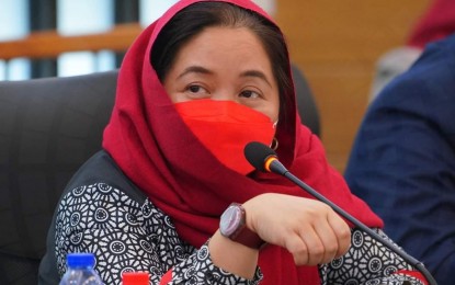 <p>MSSD-BARMM Minister Raissa Jajurie <em>(Photo courtesy of Bangsamoro Information Office – BARMM)</em></p>