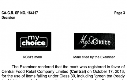 CA turns down retail giant's suit on use of 'My Choice' mark