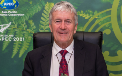 <p>New Zealand Minister for Trade and Export Growth Damien O’Connor, co-chair of the 2021 APEC Ministerial Meeting.<em> (ANTARA/HO-APEC Secretariat)</em></p>