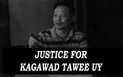 <p><strong>JUSTICE FOR KAGAWAD.</strong> A photo of Roland Sherwin Uy, a councilor in Carmen village and son of Cagayan de Oro City 1st District Rep. Rolando Uy, who was killed along with the caretaker of their family’s sand and gravel business in remote Barangay Pagatapat on Thursday (Nov. 11) afternoon. Initial police investigation indicated that a still unidentified gunman, posing as a customer, approached Uy and the caretaker at the quarry site office and opened fire at the victims.<em> (Supplied photo by Roland Sherwin Uy’s friends)</em></p>