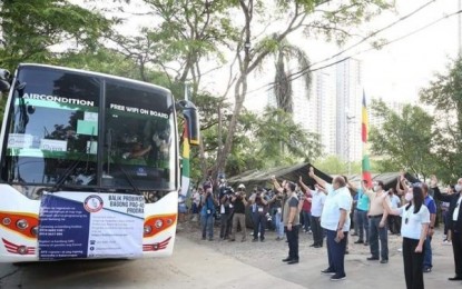 <p>Balik Probinsya, Bagong Pag-asa sendoff (<em>File photo)</em></p>