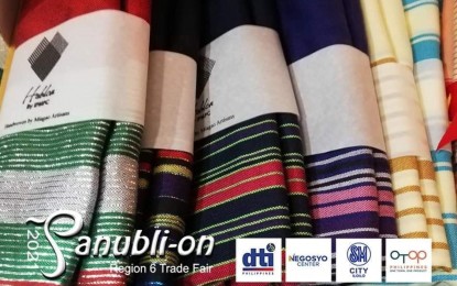 <p><strong>PANUBLION 2021</strong>. The Department of Trade and Industry (DTI) displays on its Facebook page products that are up for grabs during the Nov. 13-17, 2021 Panublion Trade Fair. The annual trade fair goes blended this year; the physical display will be at SM City Iloilo while they can also be viewed online through the DTI FB page.<em> (PNA photo courtesy of DTI Region VI FB page)</em></p>