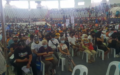 <p><strong>FIGHTING COVID-19</strong>. Inside the vaccination site in Tacloban City during a rollout on Tuesday (Nov. 16, 2021). Some 1.52 million residents in Eastern Visayas have been vaccinated against the coronavirus disease 2019 as of Nov. 16, representing 45.3 percent of the target population in the region. <em>(Photo courtesy of Tacloban city health office)</em></p>