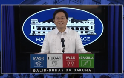 <p>Acting Presidential Spokesperson Karlo Nograles<em> (Screengrab from RTVM)</em></p>