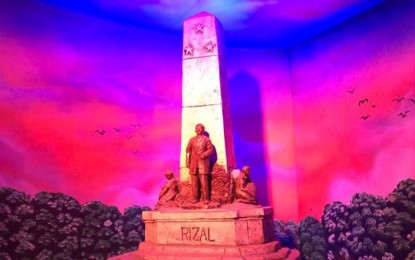 <p><strong>LAKBAY PINAS.</strong> The stage replica of the country's national hero, Dr. Jose Rizal, at Luneta Park, is one of the historical sites that will be featured in the Lakbay Pinas project set for launch on Dec. 1, 2021, at the Glorious Fantasyland Theme Park in Dapitan City. The Lakbay Pinas is expected to help revive the tourism industry of Dapitan City, which was greatly affected by the health pandemic. <em>(Photo courtesy of Dapitan City Tourism Office)</em></p>