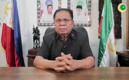 <p><strong>DESPICABLE ACT.</strong> Bangsamoro Autonomous Region in Muslim Mindanao Chief Minister Ahod “Murad” Ebrahim condemns on Tuesday (Dec. 7, 2021) the murder of a Basilan town mayor and the wounding of another town executive in Zamboanga City a day before. Both mayors were to attend the League of Municipalities of the Philippines meeting in Davao when they were attacked around 8:30 a.m. Monday at a seaside area in Barangay Baliwasan of the city. <em>(Screengrab courtesy of Bureau of Information – BARMM)</em></p>