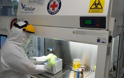 <p>Philippine Red Cross molecular laboratory <em>(Facebook photo)</em></p>