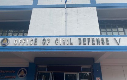 <p>Office of Civil Defense in Bicol. <em>(PNA file photo)</em></p>