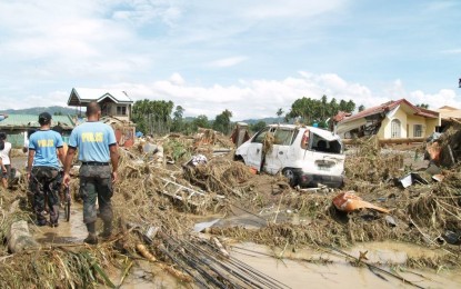 <p><strong>RECALLED.</strong> The destruction wrought by Typhoon Sendong in Iligan City in December 2011. Residents of Iligan City and Cagayan de Oro City on Thursday (Dec. 16, 2021) were reminded of Typhoon Sendong's rampage as Typhoon Odette passed through and flooded several vulnerable parts of the two cities, particularly villages near the riverbanks, a decade later. <em>(Photo courtesy of Rene B. Pernia FB account)</em></p>
