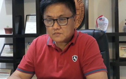 <p><strong>APPEAL</strong>. Joselito Blanco, chief of the DENR-Provincial Environment and Natural Resources Office (PENRO) in Nueva Ecija, appeals to local candidates running for office in the May 2022 polls to spare trees from campaign materials and uphold environment-friendly election-related activities. Blanco said on Wednesday (Dec. 22, 2021) that they have been checking reports that some posters or tarpaulins are being nailed on trees.<em> (Photo by Marilyn Galang)</em></p>