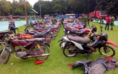 5 killed, 440 motorcycles seized in carnap group's warehouse