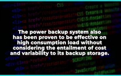 DOST agency develops power backup system