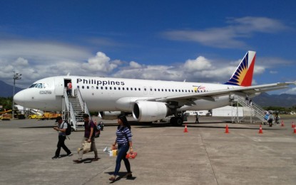 <p><strong>BORDER CONTROL.</strong> The strengthening of borders such as at Dumaguete-Sibulan airport in this photo comes in the wake of a surge of Covid-19 cases in the National Capital Region, mostly due to the Omicron variant. The provincial government of Negros Oriental is mulling requiring anew a negative antigen test for all travelers to the province, regardless of vaccination status. <em>(PNA file photo by Judy Flores Partlow)</em></p>