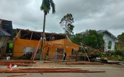 <p><strong>TYPHOON-HIT</strong>. A house damaged by Typhoon Odette in Sipalay City, Negros Occidental on Dec. 16, 2021. Data released by the Office of Civil Defense-Western Visayas on Wednesday (Jan. 12, 2022) showed at least 209,809 houses were damaged, mainly in the southern part of the province, which experienced strong winds, heavy rains, and widespread floods. <em>(Photo courtesy of Sipalay City Councilor Jonathan Eran)</em></p>