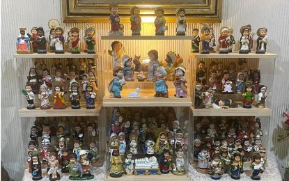 <p>Because certain Catholic traditions and practices were either limited or modified due to the pandemic, Karen Fontillas turned to her chibi saints as a visual reminder of her faith and devotion to these holy men and women. <em>(Photo courtesy of Karen Fontillas)</em></p>
<p> </p>
