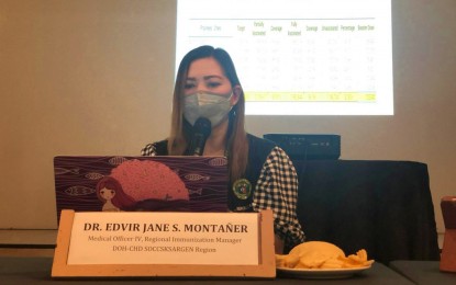 <p>Dr. Edver Jane Montañer, Department of Health 12 (Soccsksargen) immunization coordinator. <em>(File photo by Richelyn Gubalani)</em></p>