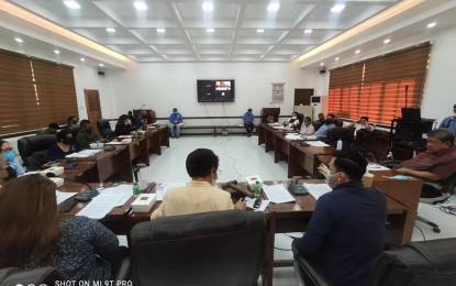 <p><strong>LIMITED MOVEMENT.</strong> Inside the session hall of Northern Samar provincial board in this Jan. 2, 2022 photo. The body has approved an ordinance restricting the movement of unvaccinated individuals in Northern Samar province, the local government announced on Tuesday (Jan. 25, 2022). <em>(Photo courtesy of Northern Samar Sangguniang Panlalawigan)</em></p>