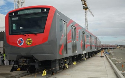 <p><strong>NEW TRAIN.</strong> One of the new trains of the Philippine National Railways - Clark Phase 1 during an inspection in Valenzuela City on Jan. 26, 2022. Transportation Secretary Jaime Bautista said Friday (Nov. 24, 2023) that the North-South Commuter Railway and the South Long Haul projects would usher in a "renaissance" in the country's railway sector, providing jobs, boosting the economy, and providing connection across the country. <em>(Photo courtesy of DOTr)</em></p>