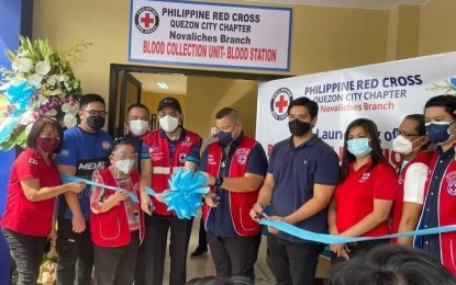 <p>Philippine Red Cross Blood Collection Unit-Blood Station, Novaliches, Quezon City <em>(Photo courtesy of PRC)</em></p>