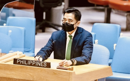 <p>Ambassador and Deputy Permanent Representative Ariel Peñaranda <em>(Photo courtesy of DFA/United Nations Photo Library)</em></p>