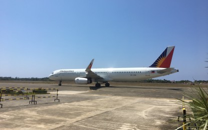 <p><strong>TOUCH DOWN.</strong> Flights have resumed at the Laoag International Airport with Philippine Airlines as the only airline servicing Laoag-bound passengers. Ilocos Norte Governor Matthew Joseph Manotoc in a press conference on Thursday (Feb. 3, 2022) appealed to the airline management to reduce the airfare. <em>(File photo by Leilanie Adriano)</em></p>
