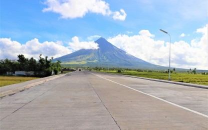 <p><strong>BYPASS ROAD.</strong> This undated photo shows the Bypass Road in Camalig, Albay, which is one of the many infrastructure projects completed by the Department of Public Works and Highways (DPWH)-Bicol in 2021. Despite the restrictions due to the pandemic, DPWH said it will continue to strive to deliver more significant projects that will spur economic growth and recovery. <em>(Photo from DPWH-5's Facebook page)</em></p>