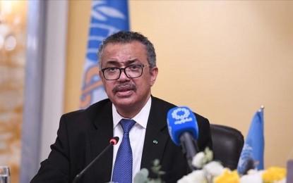 <p> WHO chief Tedros Adhanom Ghebreyesus </p>