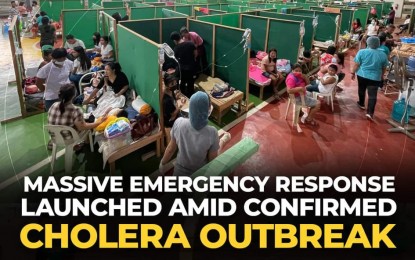 <p><strong>CHOLERA OUTBREAK.</strong> Six people have died due to the cholera outbreak in Caraga town in Davao Oriental which started on Jan. 31, 2022. The provincial government has launched a massive emergency health response to address the ongoing cholera outbreak in the municipality of Caraga. <em>(Photo courtesy of Davao Oriental PIO)</em></p>