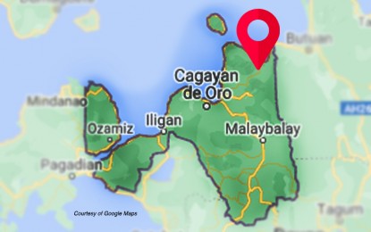 <p>Google map of Northern Mindanao.</p>