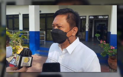 <p><strong>ELECTION PROTESTS.</strong> Pangasinan election supervisor, lawyer Ericson Oganiza, during an interview with the media. Oganiza said Tuesday (May 10, 2022) Comelec welcomes protests after the proclamation of winners.<em> (Photo courtesy of Jerick James Pasiliao)</em></p>