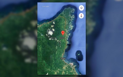 <p><em>(Google map of Cortes, Surigao del Sur)</em></p>