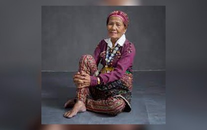 <p><strong>NATIONAL TREASURE. </strong>Apuh Ambalang Ausalin, Lamitan City's national treasure and one of three traditional weavers from Mindanao, passes away Friday (Feb. 18, 2022) at the age of 78 due to a lingering illness. She and two other Mindanaoans were conferred with the Gawad Manlilikha ng Bayan for 2016 through Proclamation No. 126 issued on Jan. 6, 2017 by President Rodrigo Duterte. <em>(BARMM photo)</em></p>