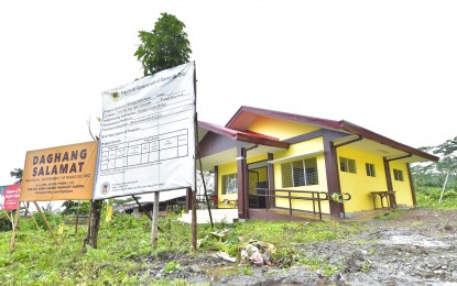 <p><strong>NEW HEALTH STATION.</strong> The provincial government of Davao de Oro turns a barangay health center worth PHP3 million to Sitio Puting Bato, Barangay Ngan, Compostela on Feb. 19, 2022. The sitio is a former New People’s Army (NPA)-infiltrated area. <em>(Photo courtesy of Davao de Oro PIO)</em></p>