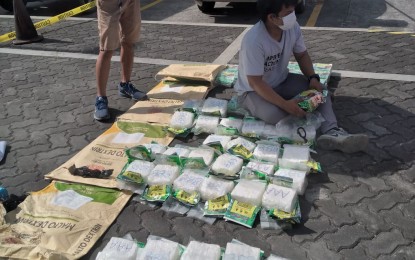 <p><strong>DRUG HAUL</strong>. Some PHP414 million worth of shabu was seized in a buy-bust in Marilao, Bulacan on Wednesday (March 2, 2022). Bryan Babang, regional director of the Philippine Drug Enforcement Agency-Central Luzon (PDEA-3), said the operation led to the arrest of a high-value target from Bacoor, Cavite. <em>(Photo courtesy of PDEA-3)</em></p>