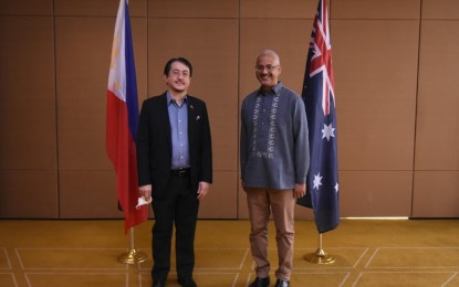 <p>Foreign Affairs Assistant Secretary for Asian and Pacific Affairs Neal Imperial and Australian DFAT Southeast Asia Maritime Division First Assistant Secretary Ridwaan Jadwat <em>(Photo courtesy of DFA/Philip Fernandez)</em></p>