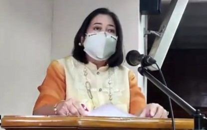<p>Comelec acting chairperson Socorro Inting<em> (Screengrab from Comelec Facebook live video)</em></p>