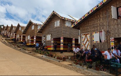 <p><strong>IP SHELTER.</strong> Houses inside the tribal village of the Higaonon indigenous community in Sitio Eva, Barangay Samay in Balingasag, Misamis Oriental. The Department of Human Settlements and Urban Development Region 10 and the Army's 4th Infantry Division have started discussions on building more houses for indigenous people. <em>(PNA photo by Nef Luczon)</em></p>