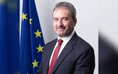 <p> European Union Ambassador to Manila Luc Véron <em> (Photo from Ambassador Luc Veron's Twitter acoount)</em></p>