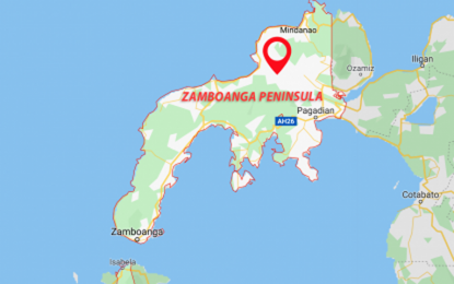 <p>Zamboanga Peninsula map </p>