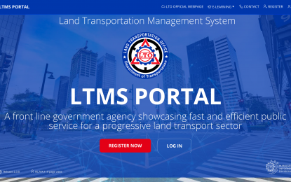 <p>A screen capture of the LTMS portal.</p>
