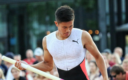 <p>Filipino world-ranked pole vaulter Ernest John “EJ” Obiena<em> ((Photo from EJ Facebook page)</em></p>