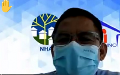 <p><strong>ODETTE REHAB</strong>. National Housing Authority regional manager Rizalino Cabahug on Wednesday (March 16, 2022) said their office has downloaded PHP PHP127.5 million funds sourced from their Special Emergency Housing Assistance Program for Typhoon Odette victims in Western Visayas. It was reported that "Odette" has left HP15.584 billion in damages and losses to shelter in the region. <em>(Photo screengrab from zoom meeting)</em></p>